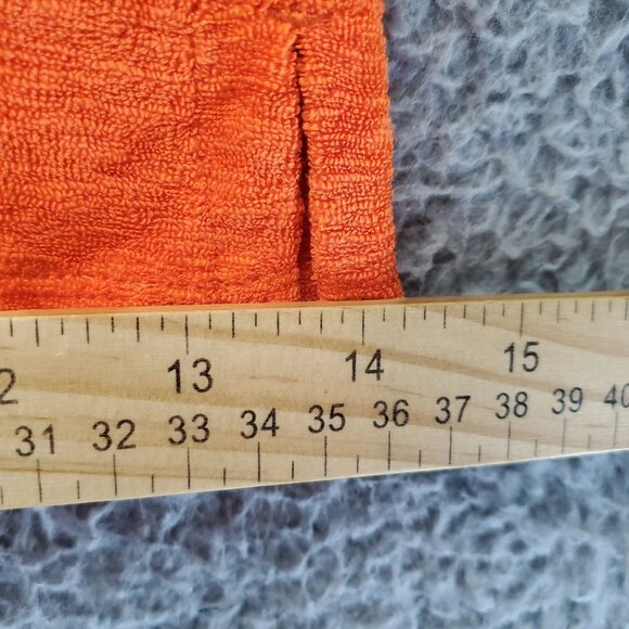 Old Navy Shorts Womens Medium Orange Pull-On Drawstring Ribbed Knit *NWT* - Picture 6 of 8